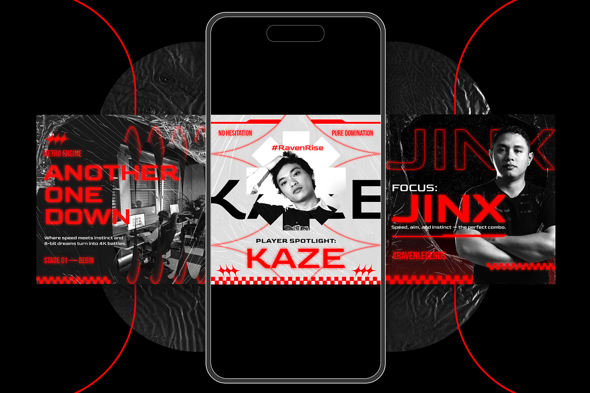 E-Sport & Gaming Instagram Templates, a Social Media Template by Nenjo Studio (Photo 2 of 5)