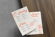 Retro Diner Menu Template I Canva, a Flyer Template by The Social Stuff (Thumbnail 7 of 10)