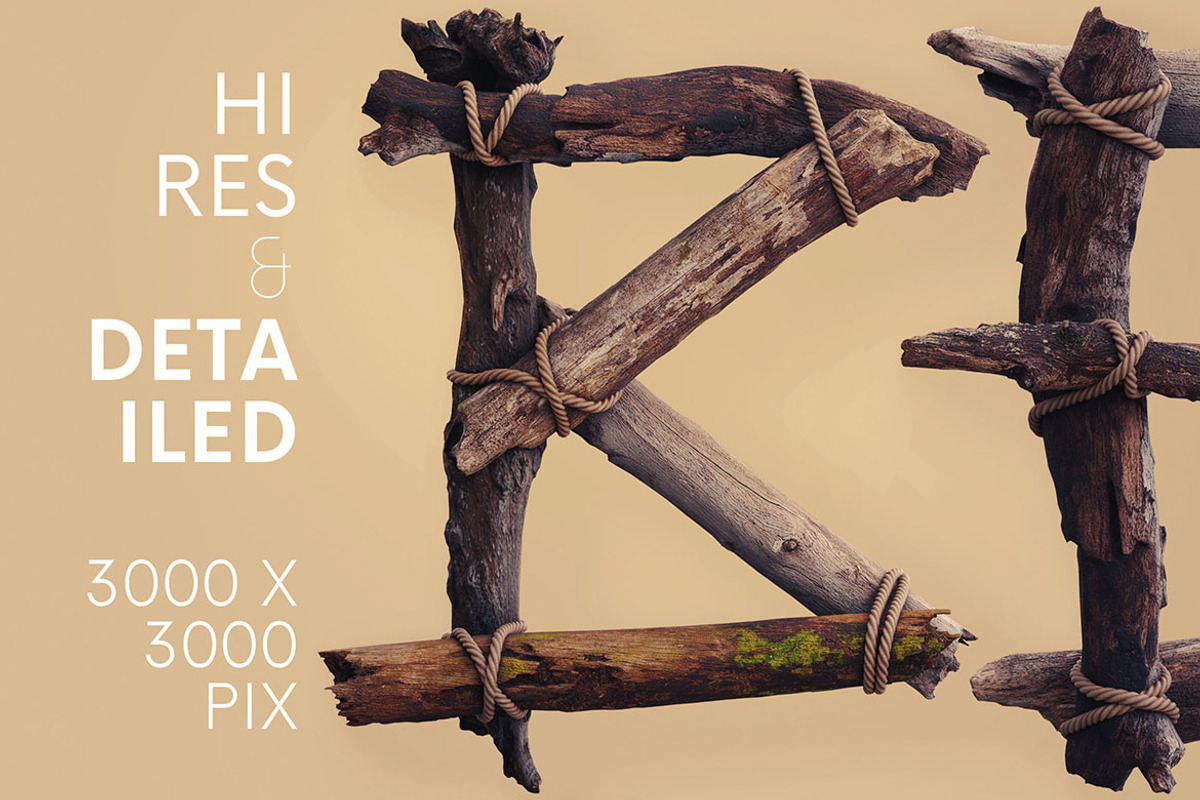 Wild Forest - 3D Lettering, an Object Graphic by MIIM (Photo 2 of 7)