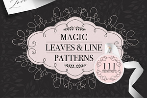 Magic Leaves and Line Patterns