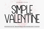 Simple Valentine, a Serif Font by InermediaSTUDIO (Thumbnail 1 of 7)
