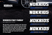 NOKRIOS | Speed Racing Font, a Font by twinstd (Thumbnail 2 of 13)