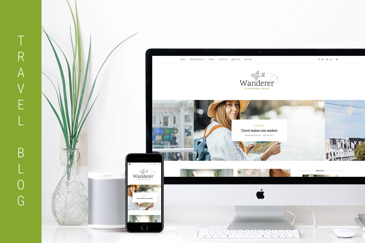 Wanderer - Travel WordPress Theme, a WordPress Template by EasyBlog Themes (Photo 2 of 4)