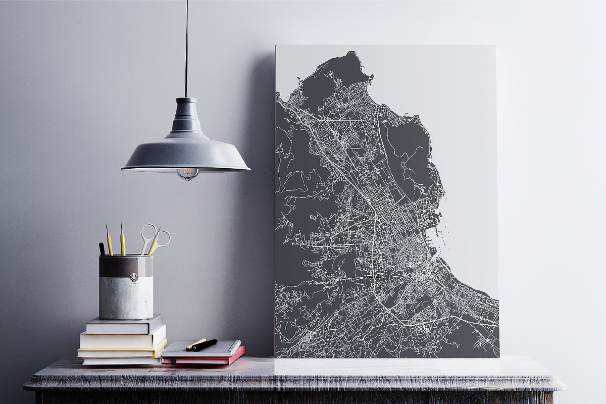 5 maps of Italian cities, a Texture Illustration by MaximGertsen (Photo 9 of 9)