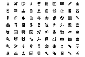 320 School And Education Glyph Icons