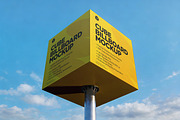 Cube Billboard Mockup, an Advertising Mockup by Pitchlook.Studio (Thumbnail 3 of 4)