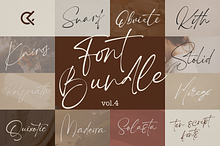 SALE! Font Bundle vol.4 - 10 scripts