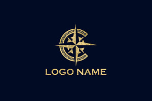 Letter C and Compass Logo, a Branding & Logo Template by Avartde Creative