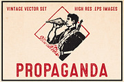 Propaganda - Vintage Vector Set, an Illustration by The Rusty Press (Thumbnail 1 of 5)
