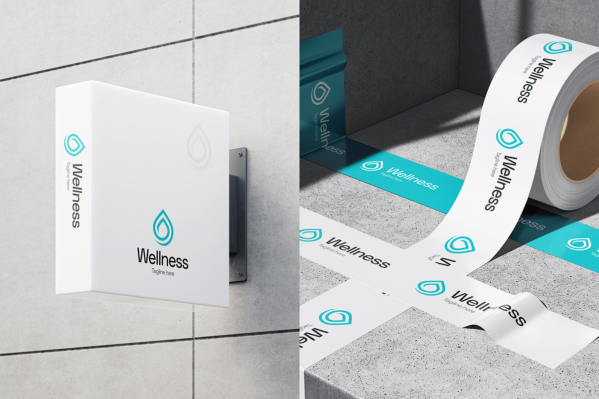 Minimal Drop Logo Design, a Branding & Logo Template by Dipak Dheer (Photo 5 of 6)