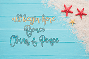 Summer fiesta, a Script Font by Letter-P (Thumbnail 2 of 6)