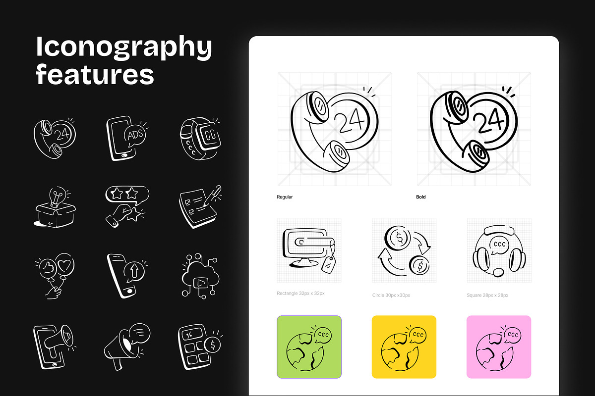 Marketing and Communication Icons, an Outline Icon by Vectors Market (Photo 2 of 6)