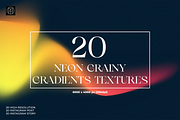 Neon Shape Grainy Gradient Textures, a Background Graphic by Mohit Designer (Thumbnail 1 of 10)