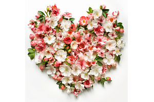 Beautiful heart shaped floral, a Nature Photo by Ylivdesign
