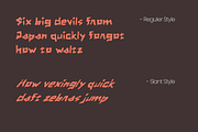 Airu Blash Brush Rough Font, a Handwritten Font by ArtiXLabs (Thumbnail 3 of 8)