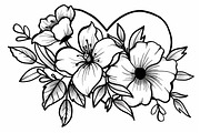 Romantic Floral Heart Laser Cut, an Illustration by Designs_River (Thumbnail 8 of 10)