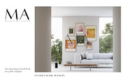 Modern Interior Frame Mockup Bundle, a Household Mockup by Mockup Art Atelier (Thumbnail 6 of 33)
