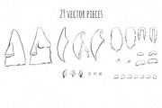 Build A Gnome Character Kit, a Person Illustration by Maria J. Black Studio (Thumbnail 6 of 11)