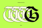 Gofarda Gothic Blackletter, a Blackletter Font by Fitrah Type (Thumbnail 6 of 15)