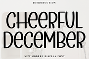 Cheerful December, a Sans Serif Font by FreshTypeINK (Thumbnail 1 of 8)