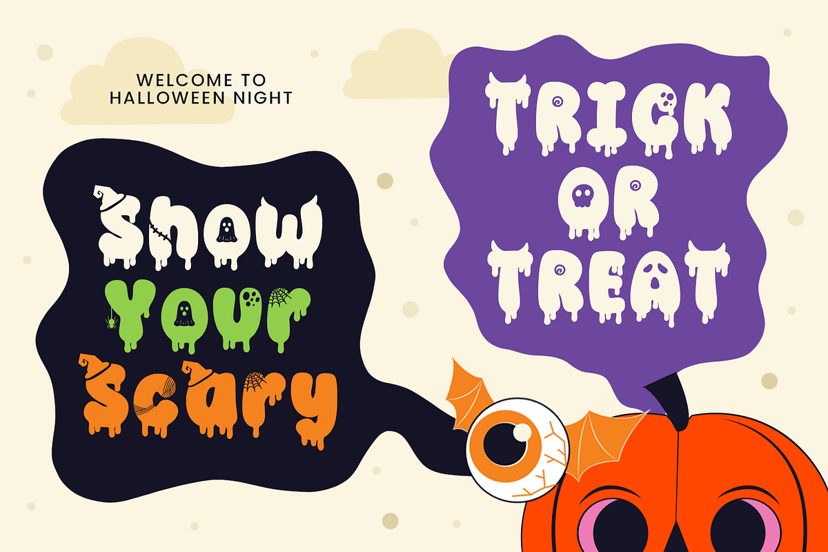 Spooky Halloween - Halloween Font, a Handwritten Font by Umitype (Photo 8 of 9)
