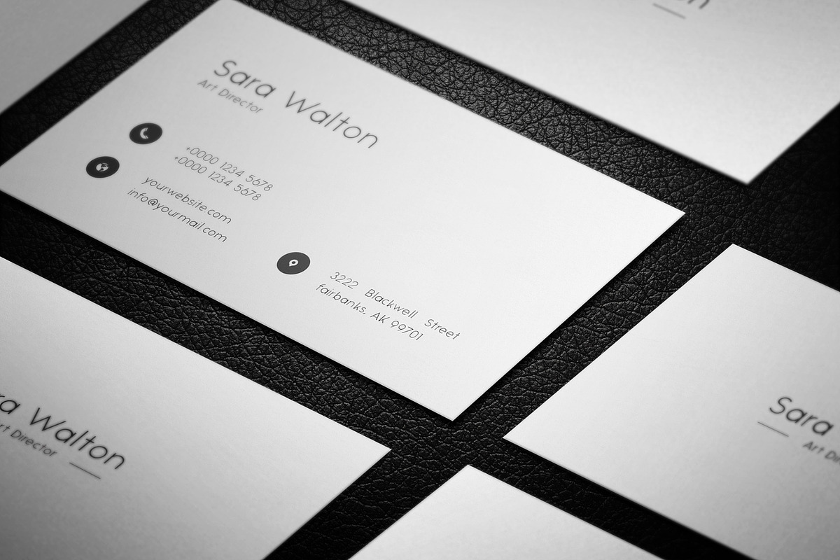 Simple Business Card Template, a Business Card Template by Saman Osama (Photo 4 of 4)