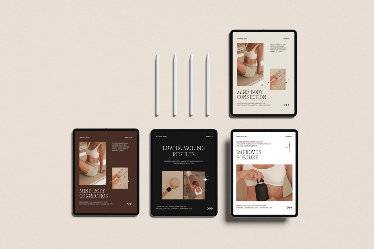 Realistic iPad Pro Mockup, an iPad Mockup by Graphic Deal (Photo 2 of 7)