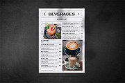 Minimalist Food Menu, a Print Template by The Savory Directors (Thumbnail 4 of 5)