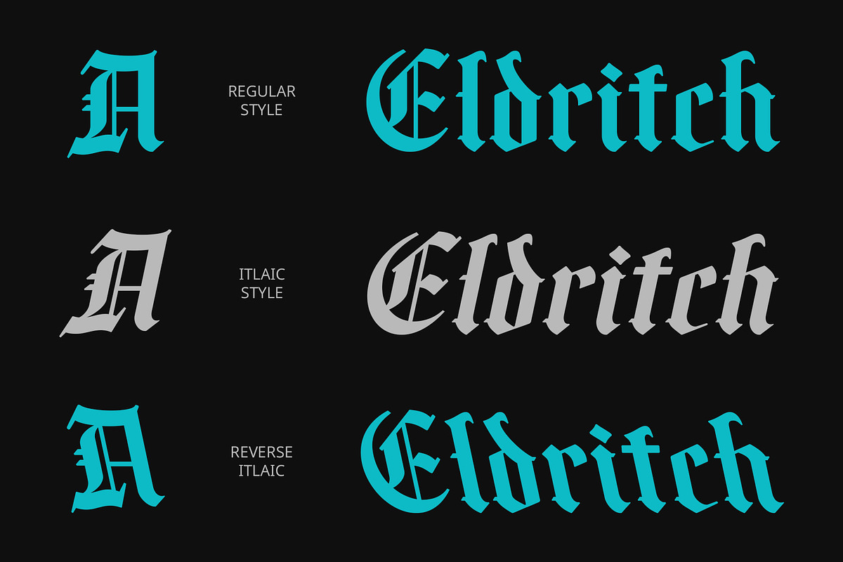 CS Claes – Old English Font, a Blackletter Font by Craft Supply Co. (Photo 3 of 8)