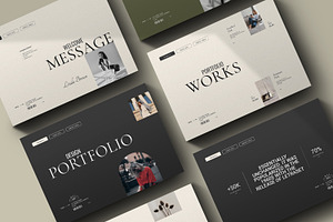 Design Portfolio Landscape Template