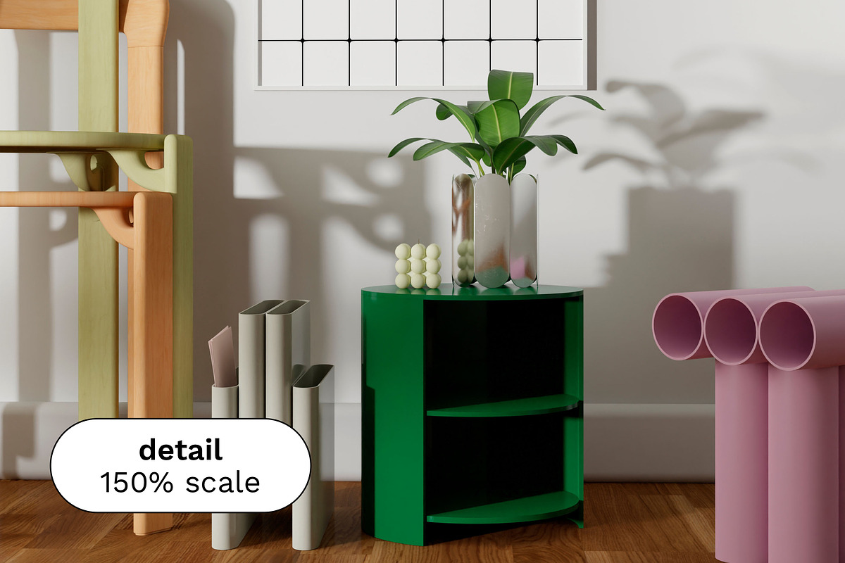 Modern Interior Frame Mockups APRIL, a Household Mockup by Bonumo (Photo 5 of 10)