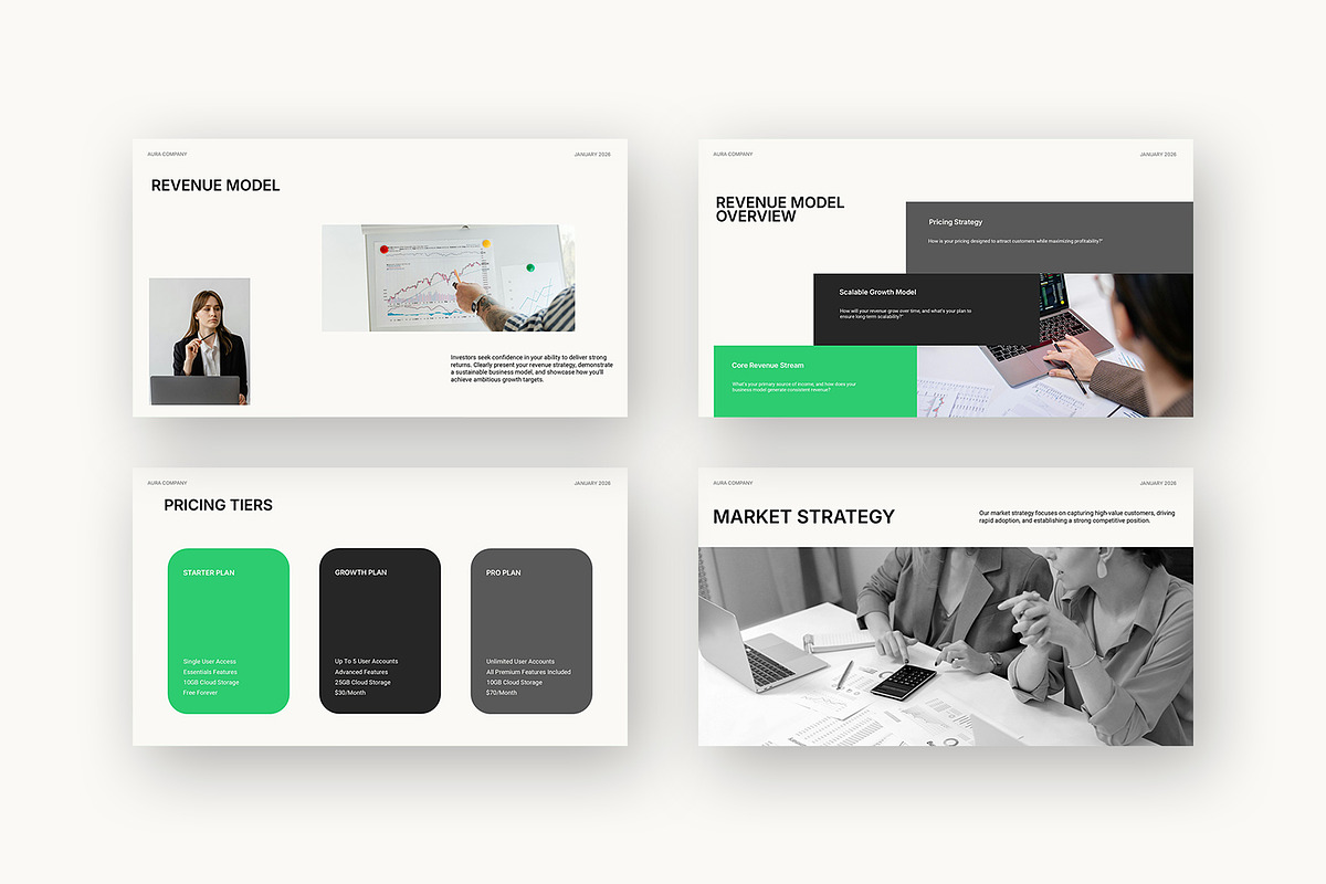 Aura : Funding Deck Keynote preview 6