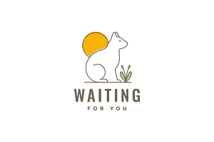 pet care cat pet house line logo, a Branding & Logo Template by devastd