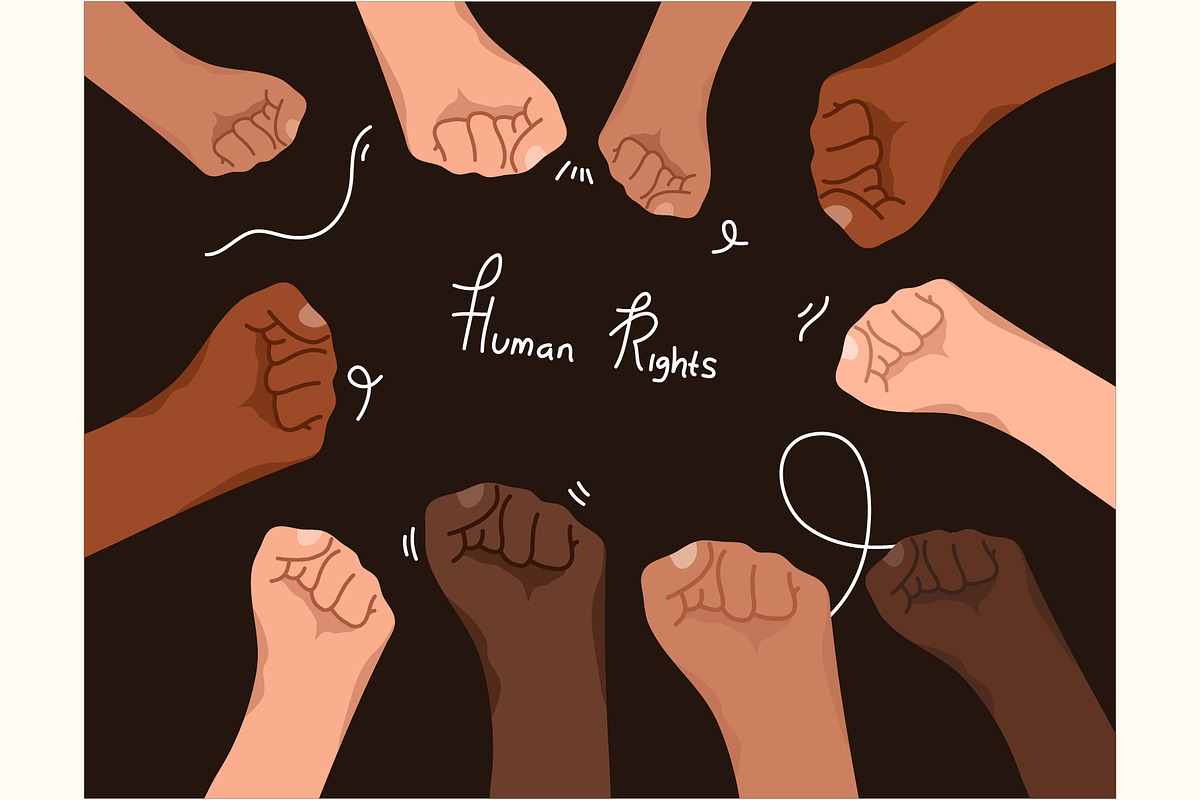 Human Rights vector illustration set, an Education Illustration by foxndeer (Photo 3 of 4)