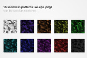 Camouflage Seamless Patterns, a Pattern Graphic by 3Y_Design (Thumbnail 2 of 6)