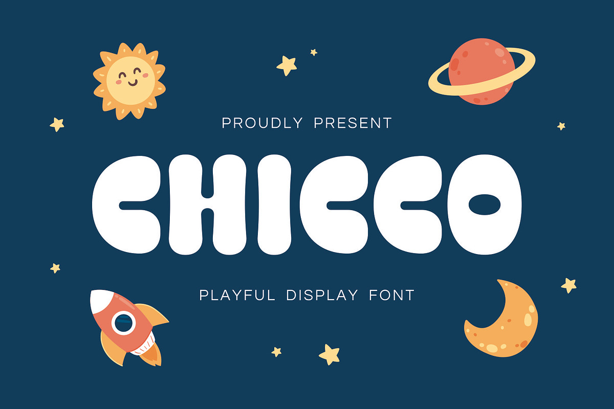 Chicco | Playful Rounded Font, a Handwritten Font by Imoodev (Photo 1 of 5)