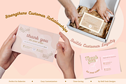 Bakery Thank You Cards Templates, a Card Template by Hell Yeah Designs (Thumbnail 2 of 5)