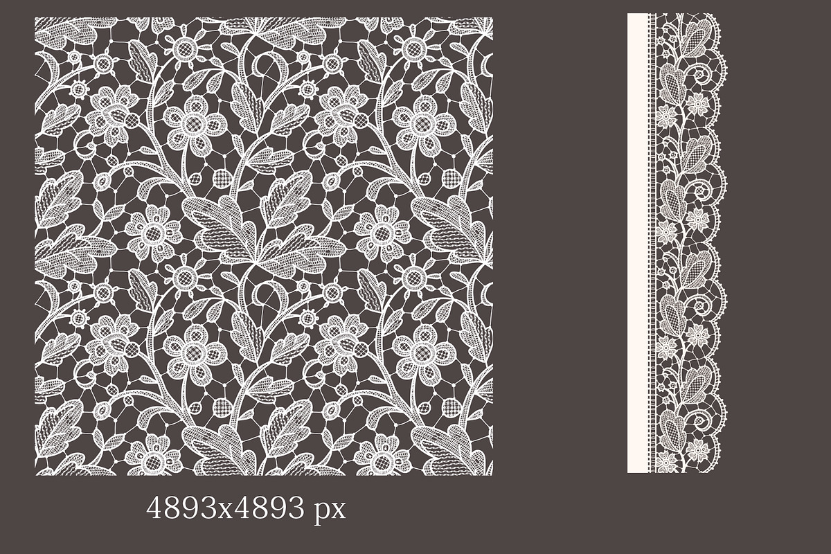 Big classic vintage lace collection., a Pattern Graphic by Ajuga (Photo 9 of 10)