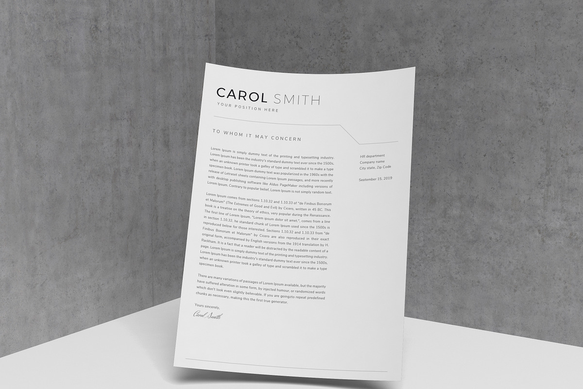 Resume Template / CV, a Resume Template by TheResumeCoach (Photo 5 of 5)