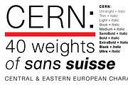 Cern & Cern Display, a Sans Serif Font by Wordshape (Thumbnail 1 of 5)