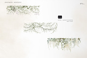 Spring greenery, floral cliparts, a Texture Illustration by ollalya (Thumbnail 5 of 14)