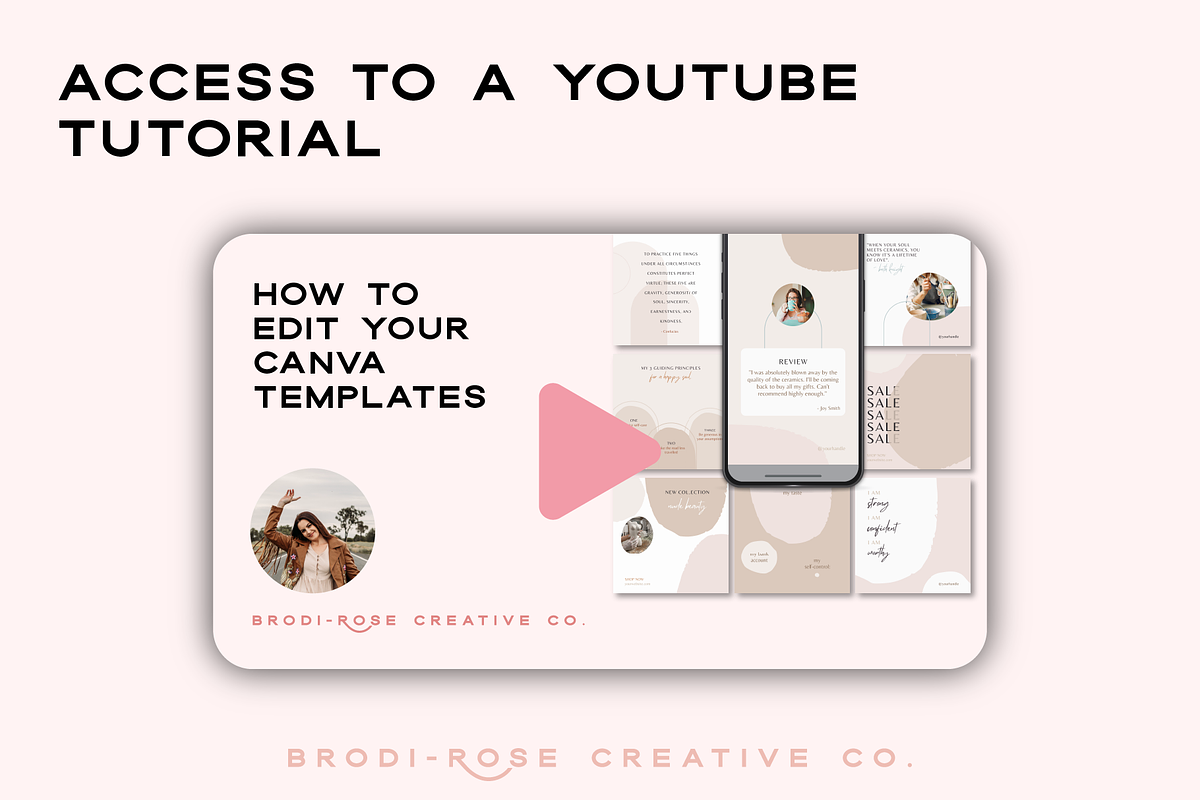 Byron Bay Canva Templates, a Social Media Template by Brodi-Rose Creative Co (Photo 8 of 12)