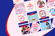 Bold Canva Instagram Post Template, a Social Media Template by Kurly Creative (Thumbnail 4 of 9)