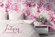 Sherbet | Watercolor roses patterns, a Pattern Graphic by Tanya Vollar (Thumbnail 8 of 11)