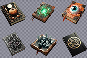 Halloween Books Sublimation Clipart, an Illustration by SVGArt (Thumbnail 2 of 8)