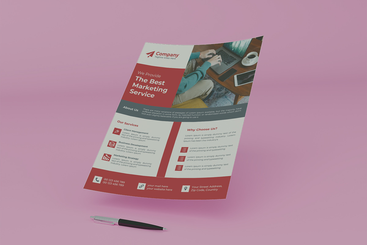 Flyer Template, a Flyer Template by Lakhan1998 (Photo 2 of 6)