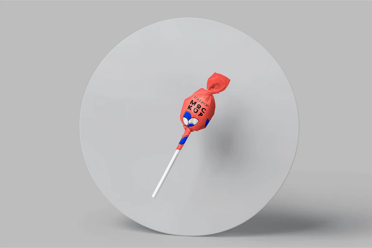 Lollipop Wrapping Mockups, a Product Mockup by megostudi0 (Photo 4 of 6)