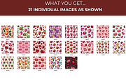 Juicy Fruit Seamless Patterns, a Pattern Graphic by InkyQueenArt (Thumbnail 2 of 4)