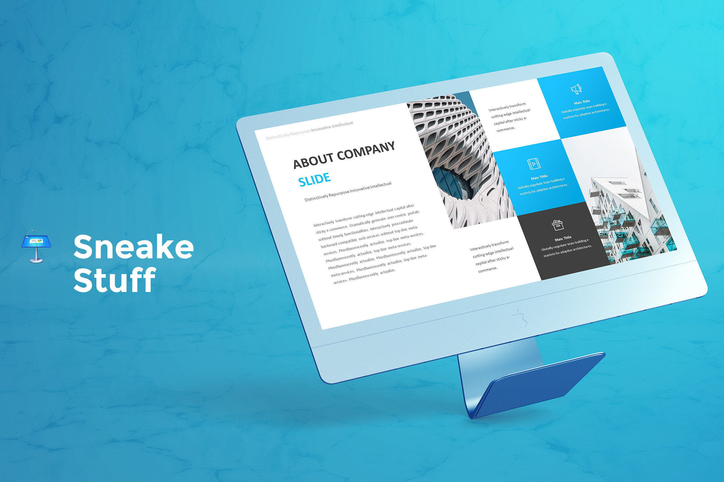 Sneake - Keynote Template, a Presentation Template by AQR Studio ...