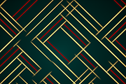 Art Deco Christmas Geometric Grid, a Pattern Graphic by Printable Treasure (Thumbnail 2 of 3)